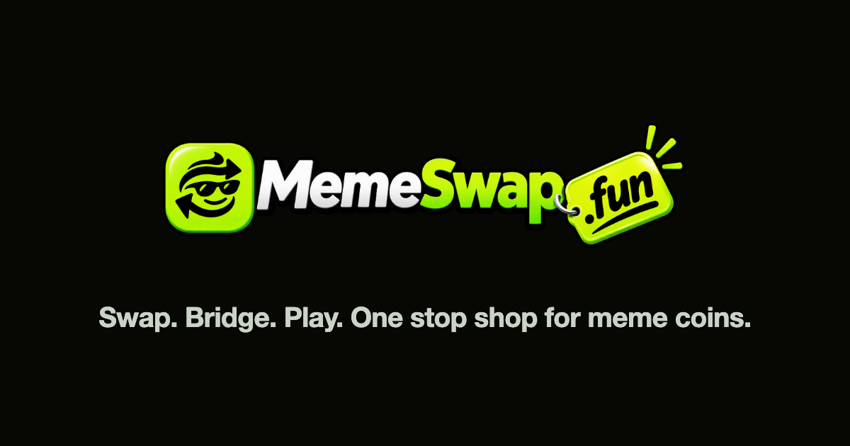 MemeSwap link preview on After Hours: volt mark and wordmark