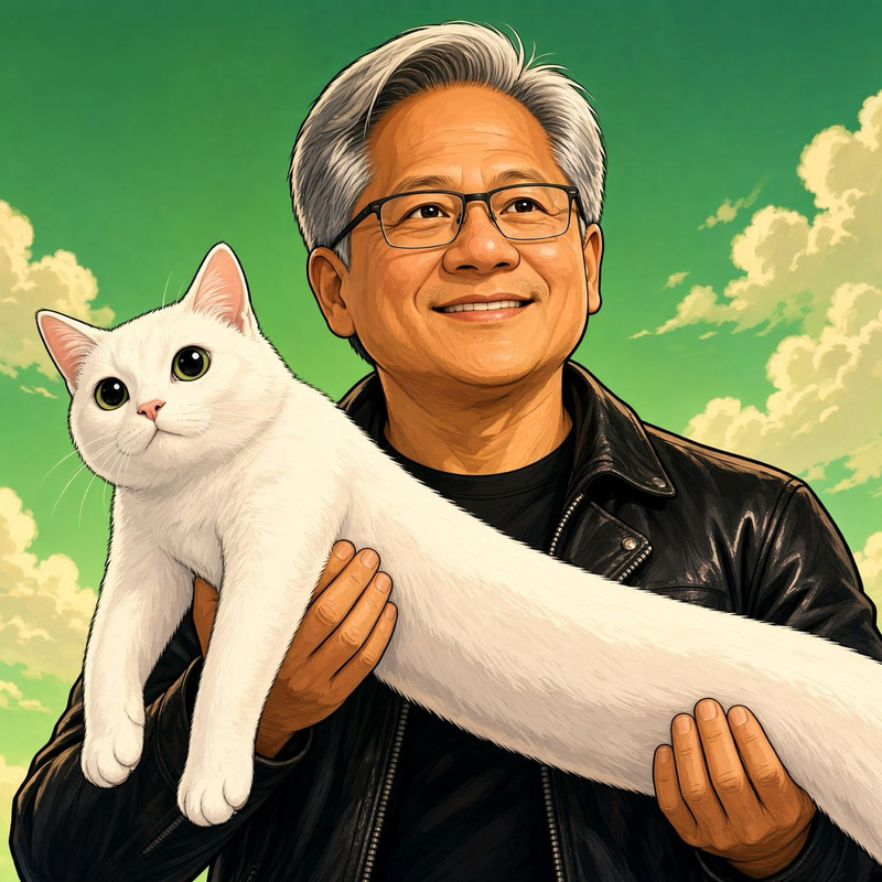 LongCat (LONGCAT) meme coin logo on Robinhood Chain