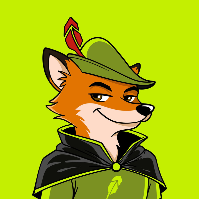 Robin Hood (FOX) meme coin logo on Robinhood Chain