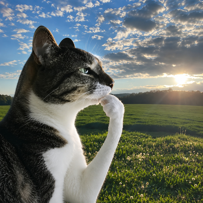 Thinking Cat (HMM) meme coin logo on Robinhood Chain