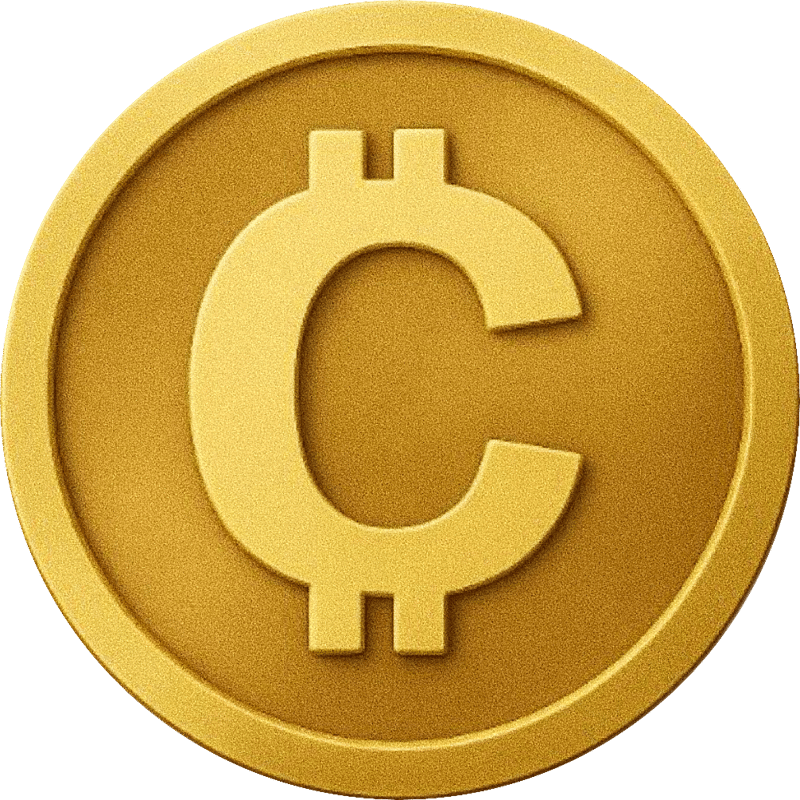 Cryptocurrency Coin (crypto) meme coin logo on Solana
