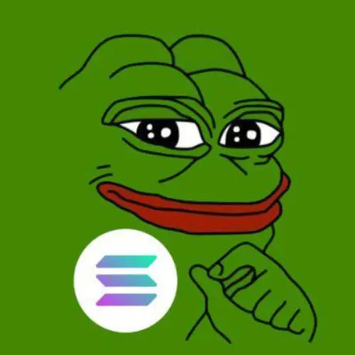Pepe (Pepe) meme coin logo on Solana
